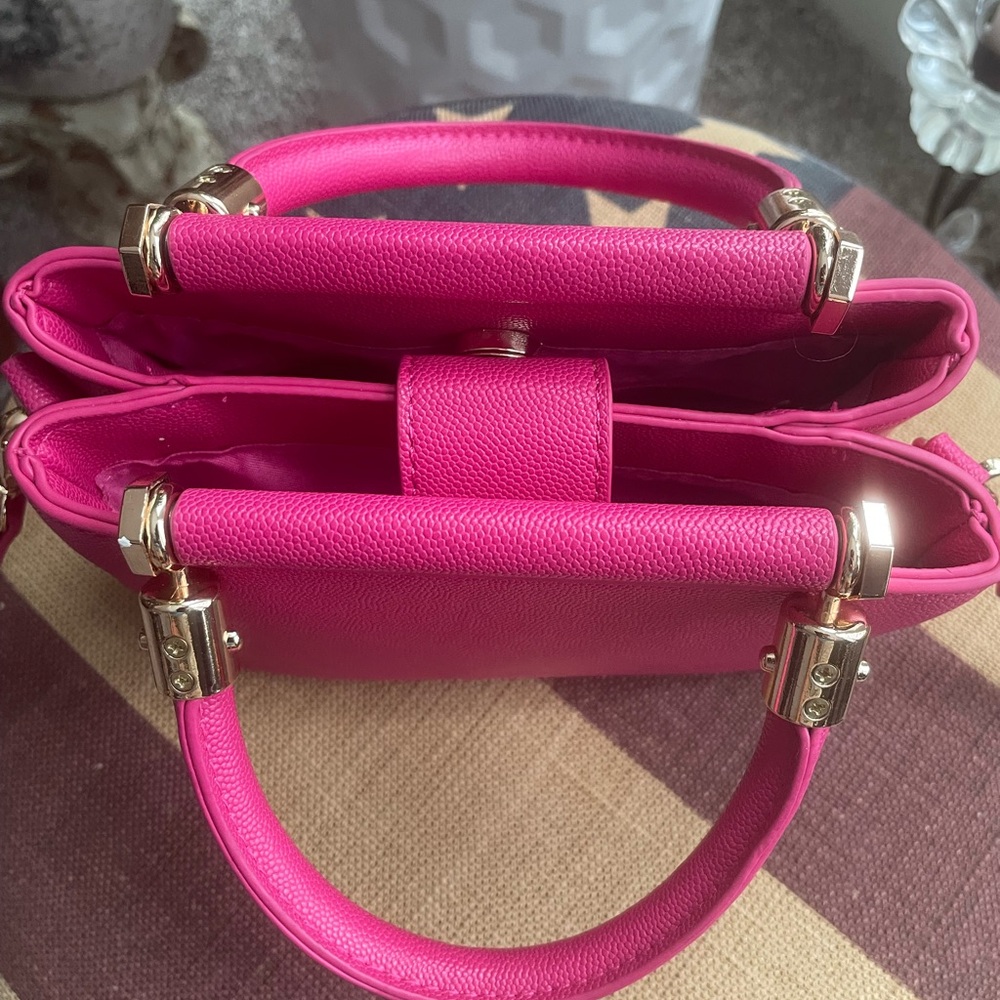 Madison West Hot Pink Mini Bag is NWOT adjustable Strap - Picture 4 of 7